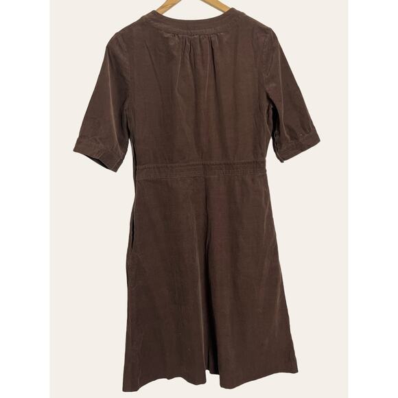 J. Crew Factory Brown Corduroy Dress- Pockets! - Picture 2 of 5